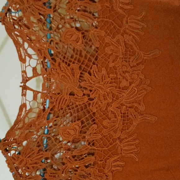 Women's Crochet shirt with Open Shoulder - Picture 4 of 4